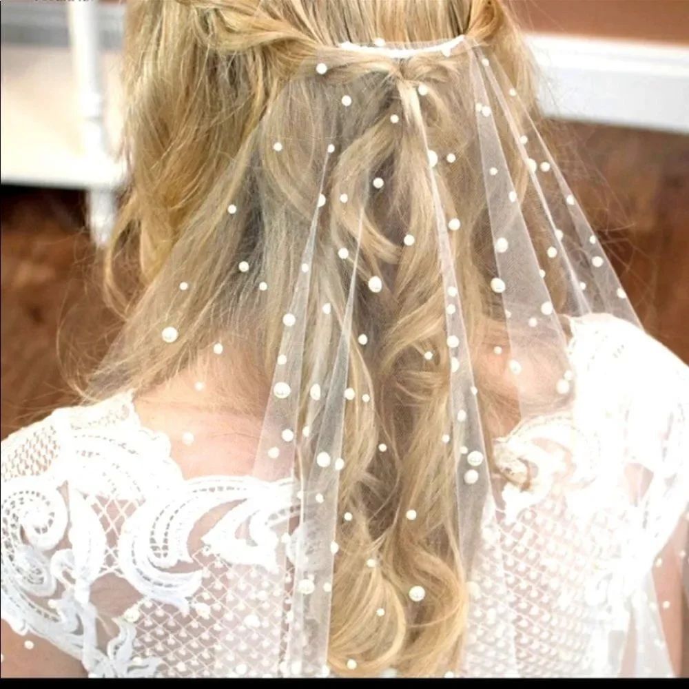 Pearl Wedding Veil